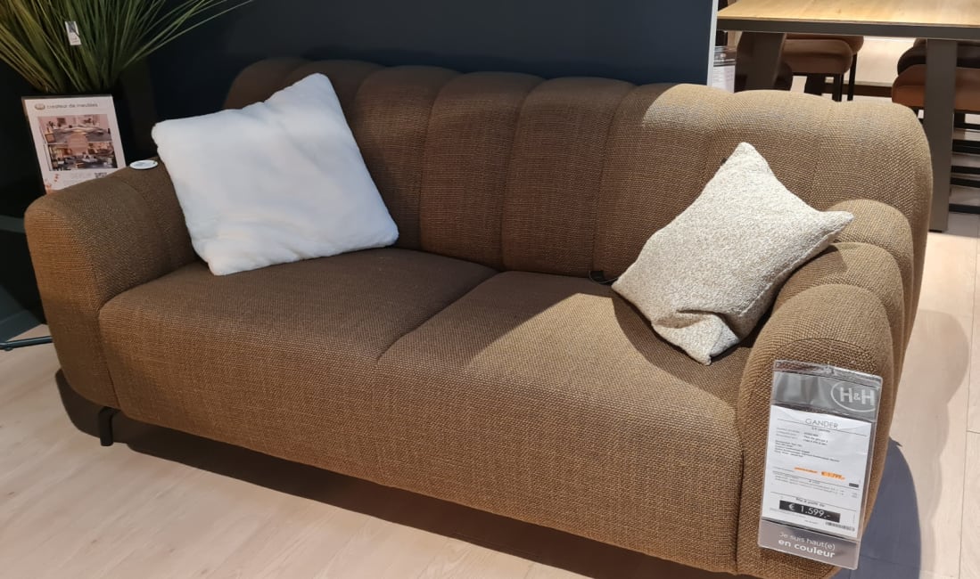canapé 2.5 places