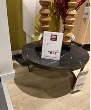 TABLE D APPOINT RONDE