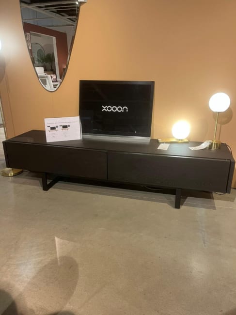 Meuble TV 190cm - 190 cm - 1-tiroir + 1-porte rabattante