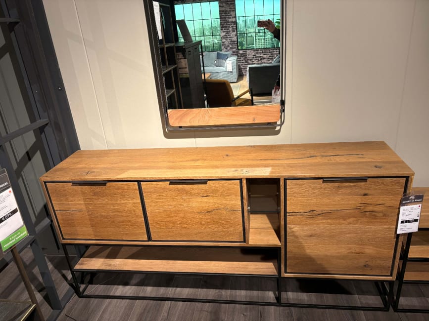 Dressoir City, Railway Brown - 190cm