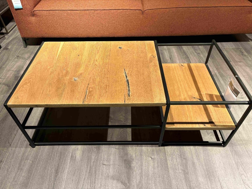 Salontafel City, Railway Brown - 60x120 cm