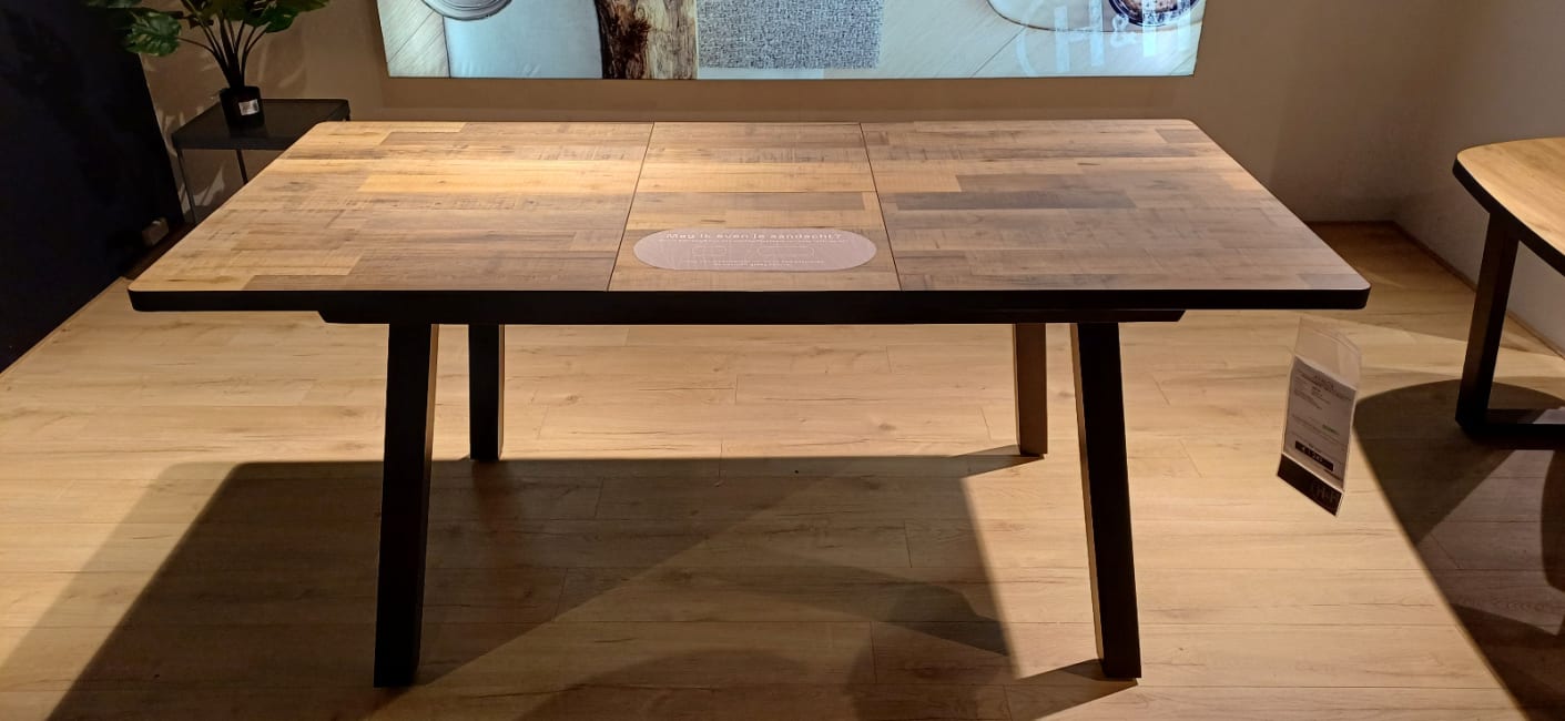 Bartafel Avalox uitschuif, Driftwood - 98x160/210 cm