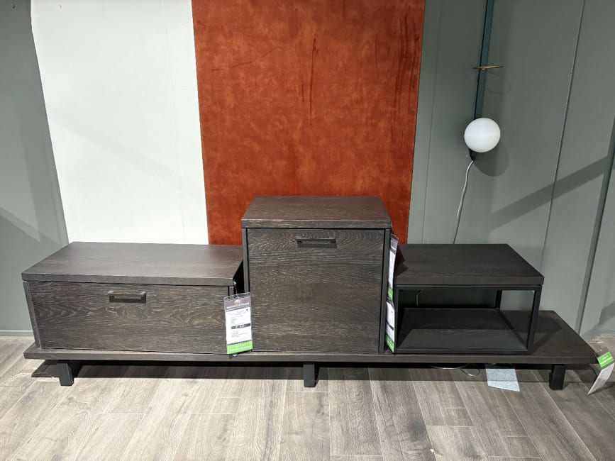 Wandopstelling Ridge, Castle antraciet - 250 cm