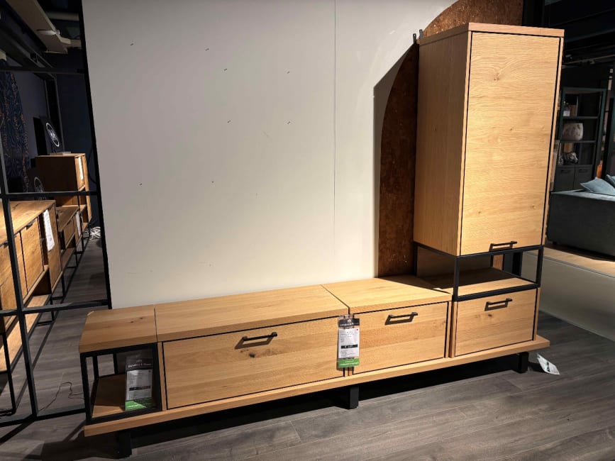 Wandopstelling Ridge, Naturel - 250cm