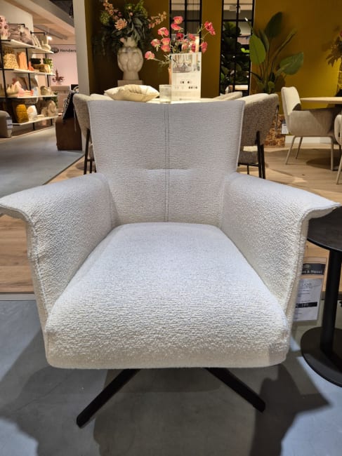 Draaifauteuil Carola met lage rug