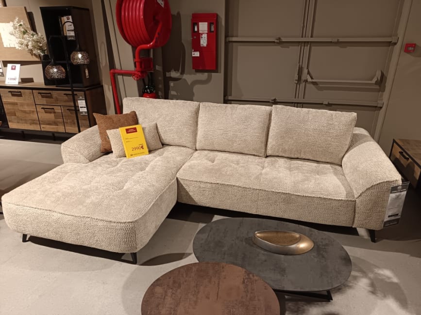 CANAPE d'ANGLE avec MERIDIENNE GAUCHE