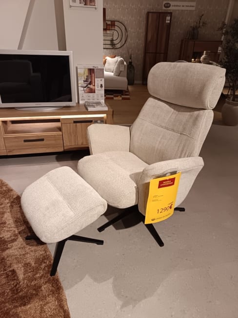 FAUTEUIL RELAX + POUF