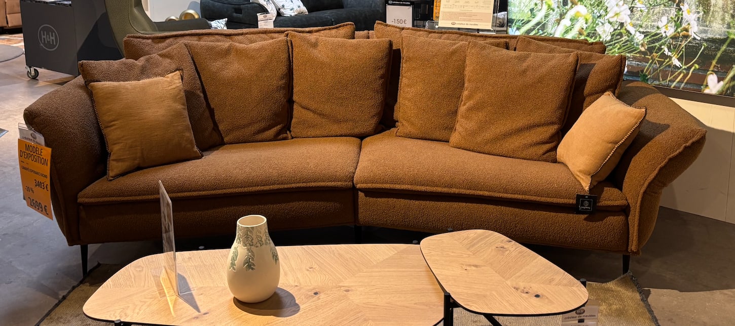 canapé 4 places rond