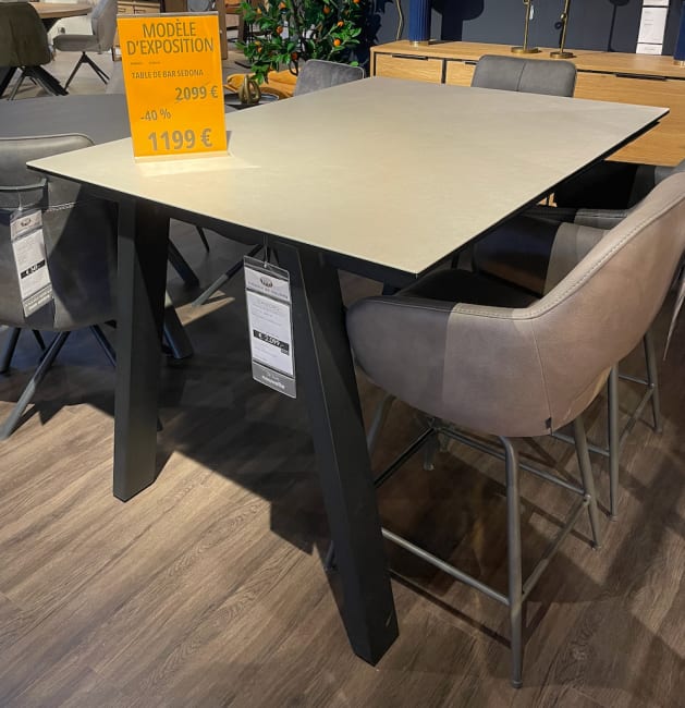 Table de bar forme retangulaire