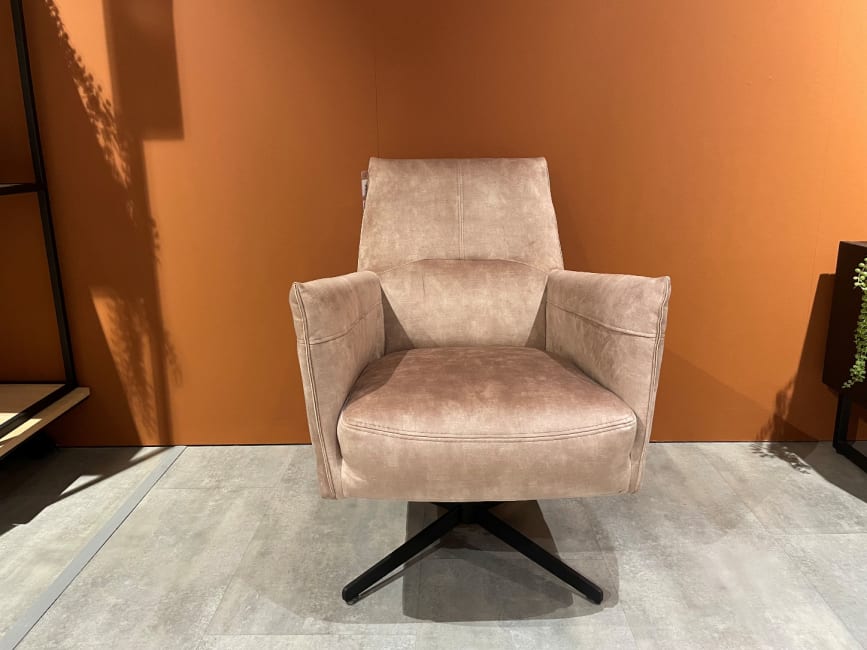 Draaifauteuil Matera met lage rug