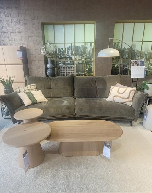 Canapé 4 places dos rond