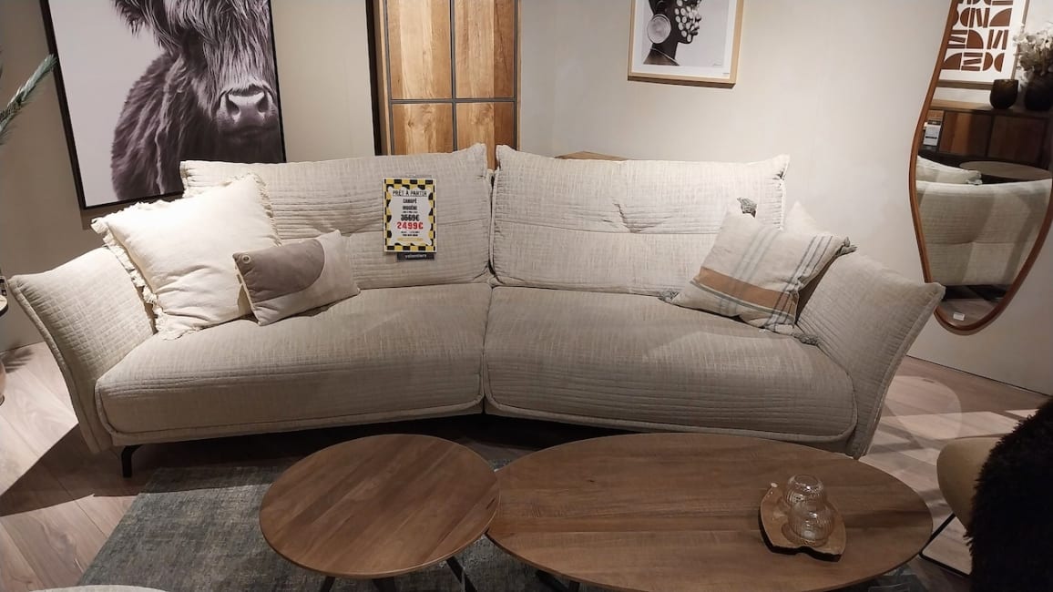 CANAPE 4 PLACES ROND