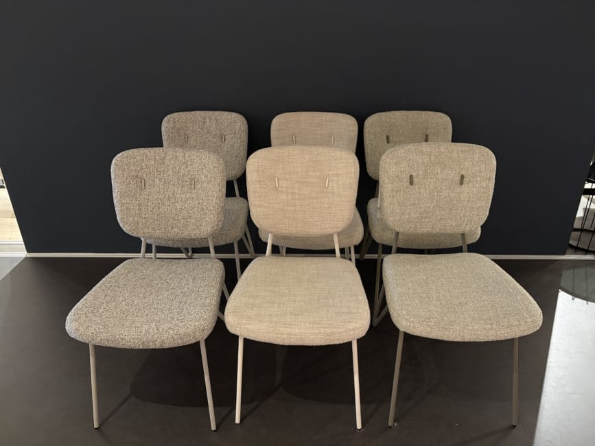 Set van 6x eetkamerstoel June