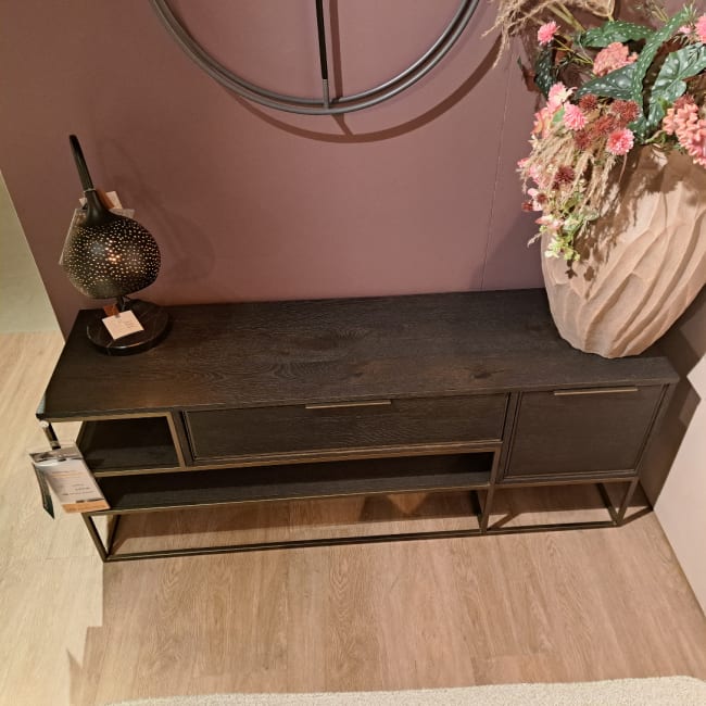 City lowboard 150cm Castle Antraciet