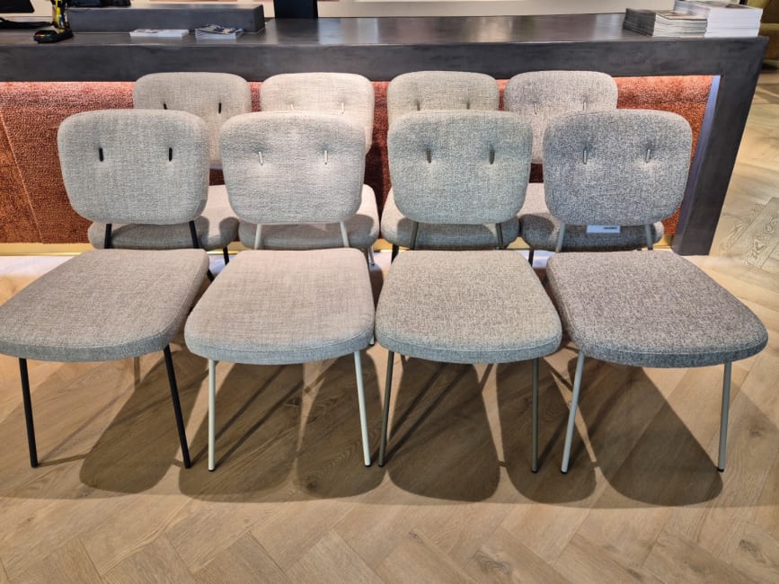June eetkamerstoelen set 8 stuks