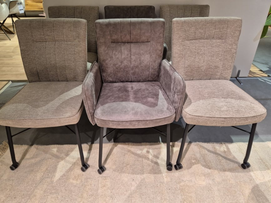 Olvi eetkamerstoelen set 6 stuks