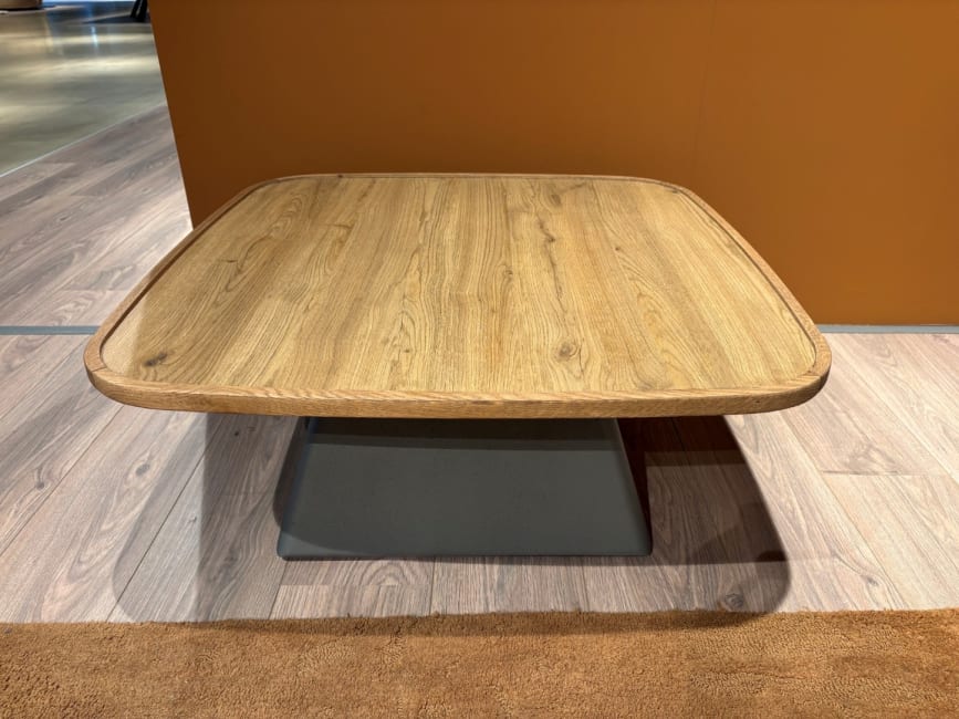 Salontafel Oskar, Oak naturel vintage - 80x80 cm