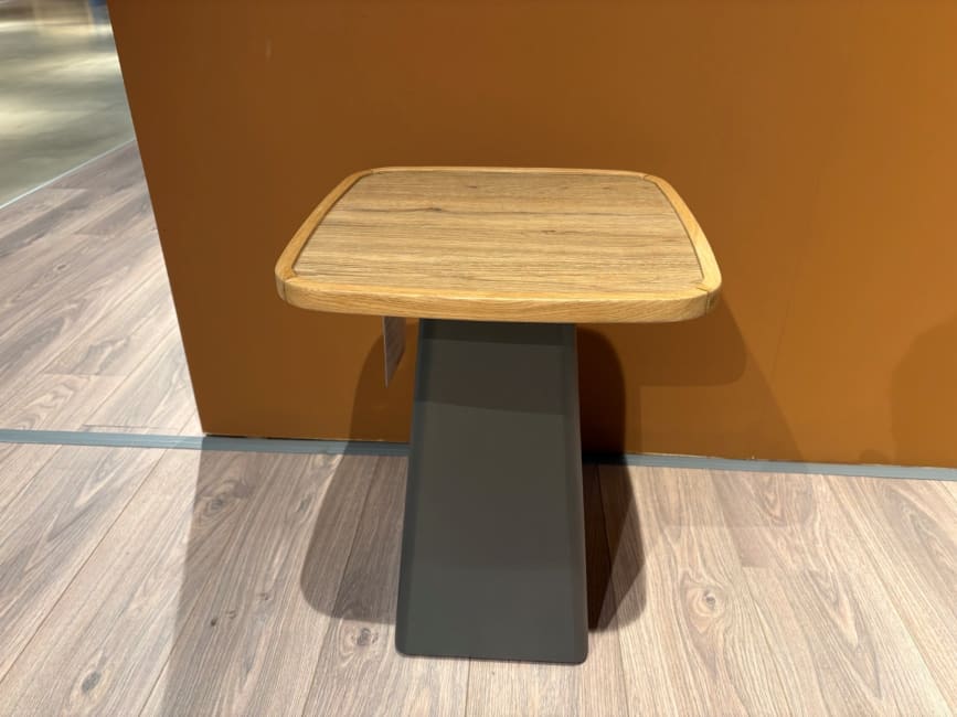 Salontafel Oskar, Oak naturel vintage - 41x41 cm