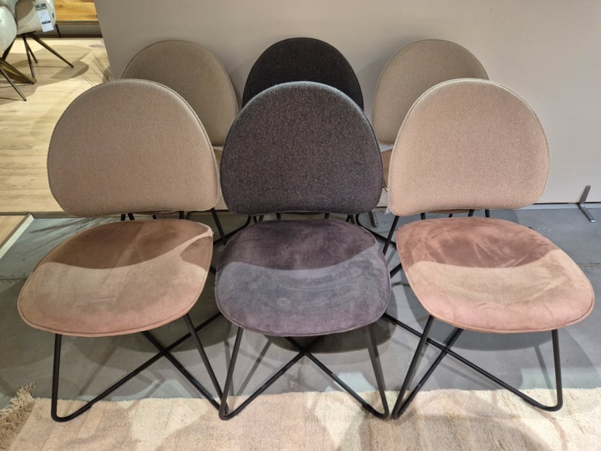 set 6 eetkamerstoelen Luna