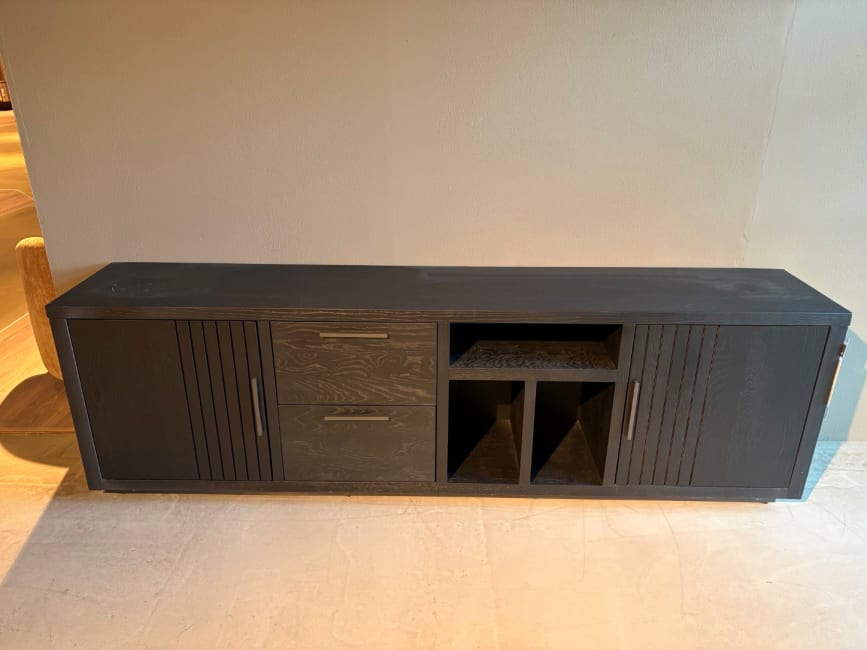 Dressoir Pavie, Castle black - 233 cm