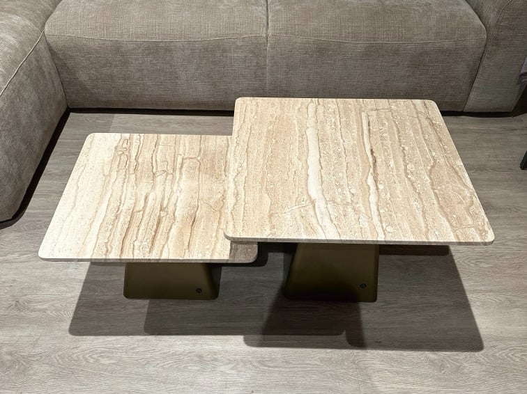 Lot de 2 tables d'appoint