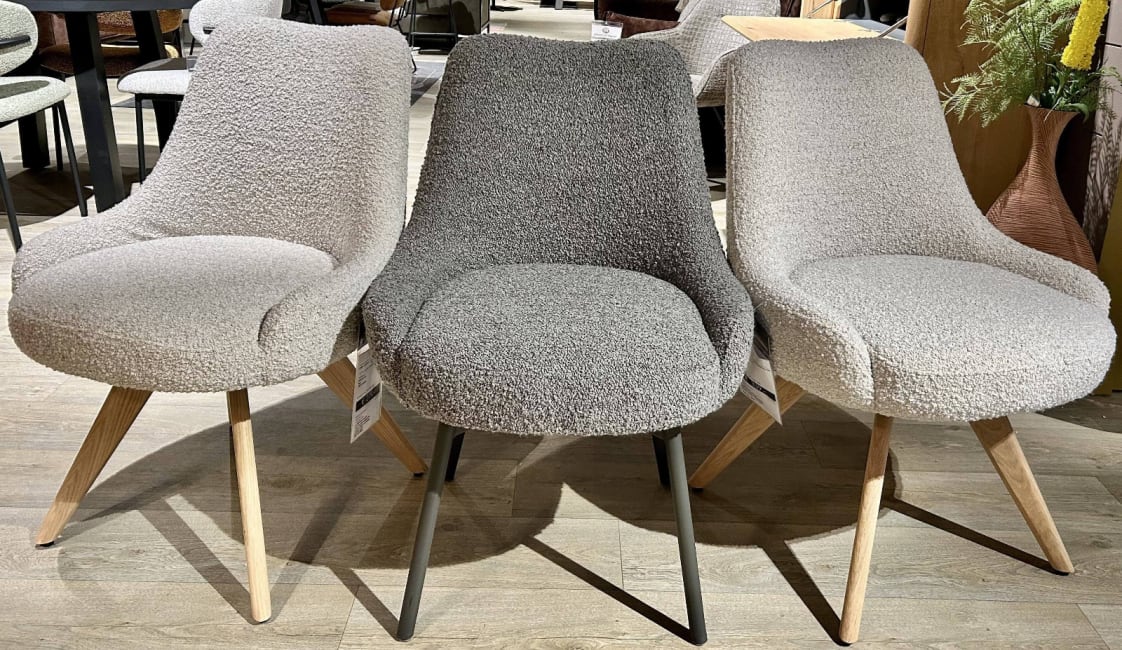 Chaises de table à manger - pivotantes