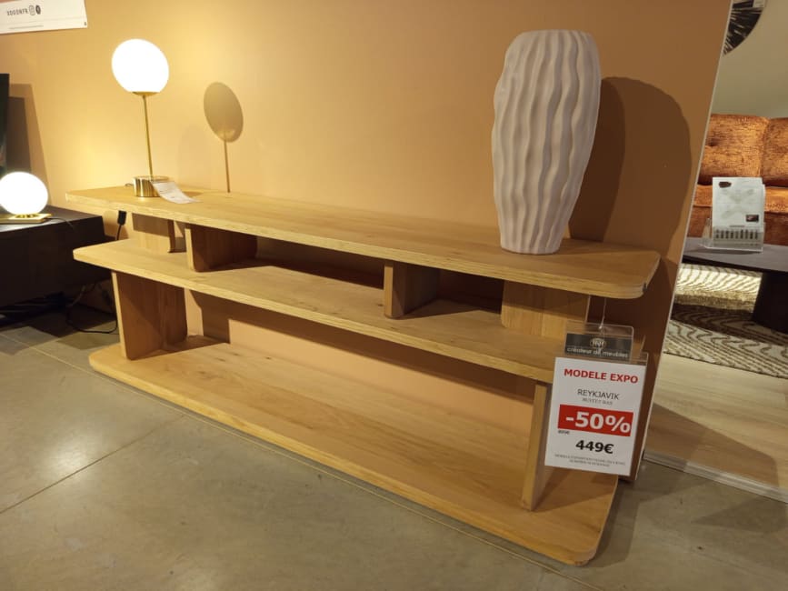 BUFFET BAS 165 cm - 6-niches Meubles