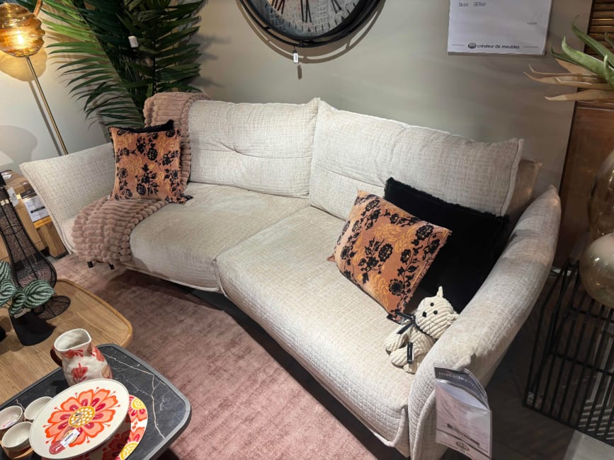 Canapé 4 places - forme arrondie