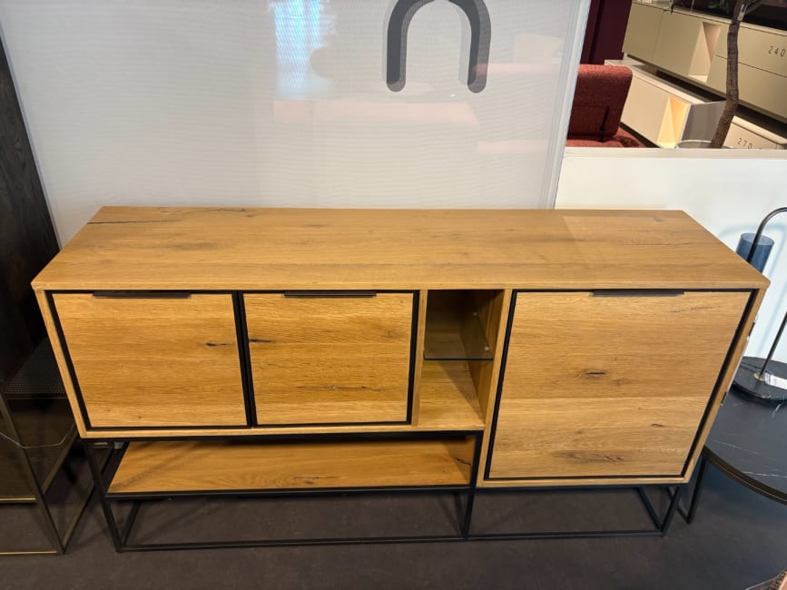 Dressoir City, Railway Brown - 160 cm