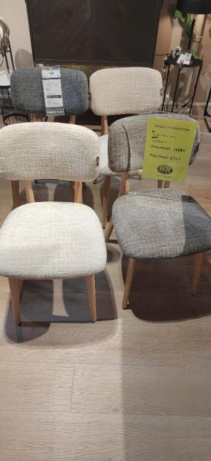 Lot de 4 chaises