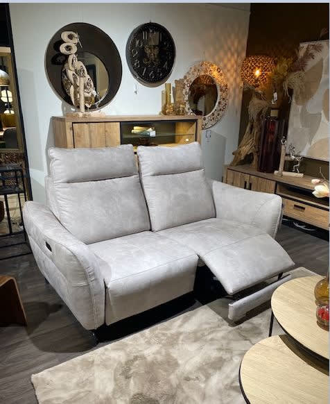 Canapé 2 Places avec Relax Electrique