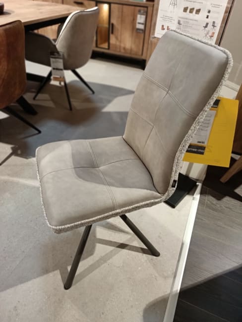 CHAISE 4 PIEDS GRAPHITE