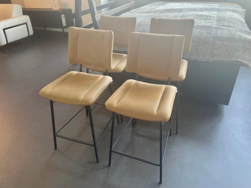 Set van 4x barstoelen Tatum
