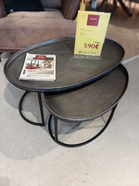 Lot de 2 tables basses