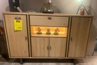 Dressette 180 cm4 portes + 1 tiroir + 1 niche ( LED + variateur )