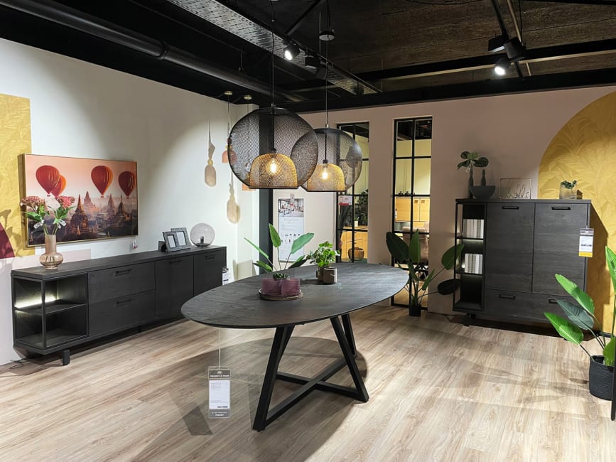 Set dressoir - highboard - eetkamertafel