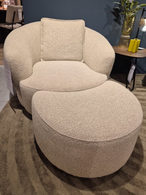 Cervos draaifauteuil rond 100 cm
