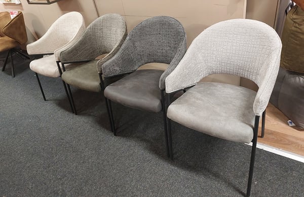 4x eetstoel Nolan