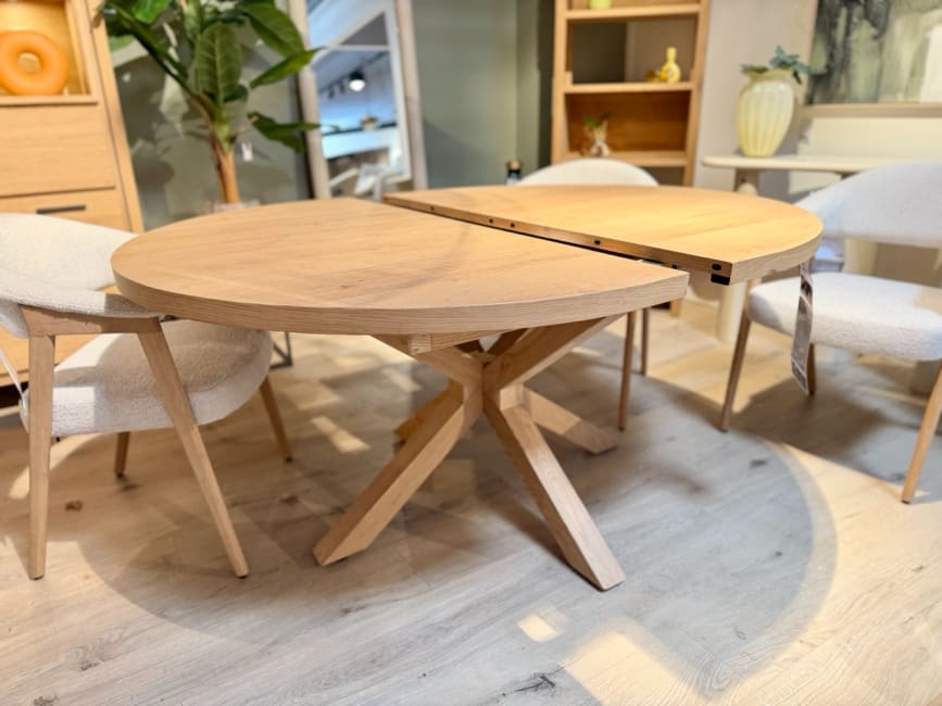 Table à rallonge 150 (+40) x 130cm