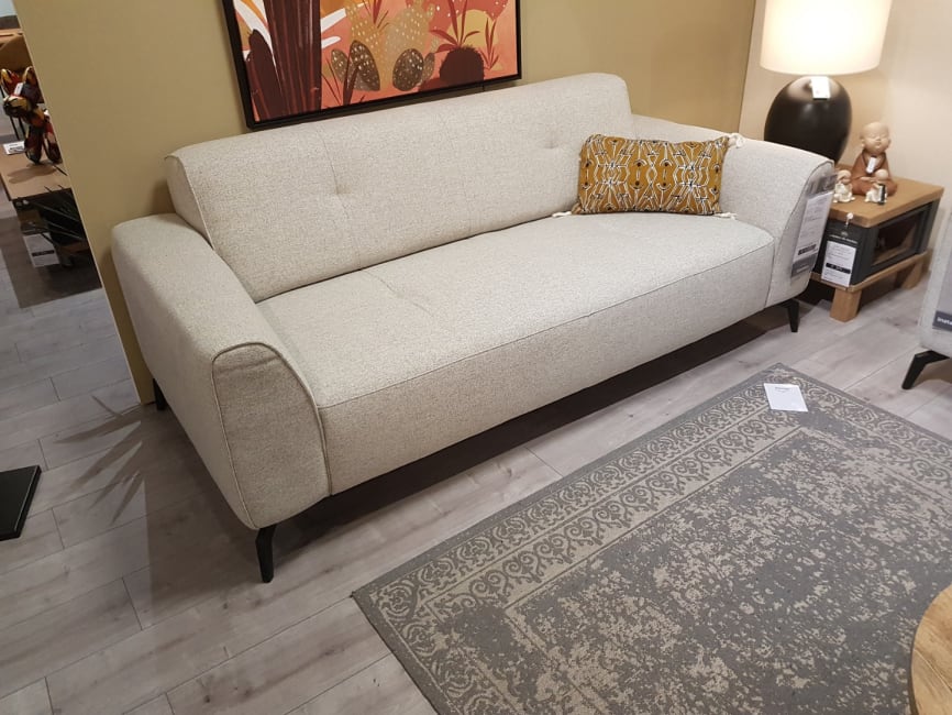 Canapé 3 places fixes