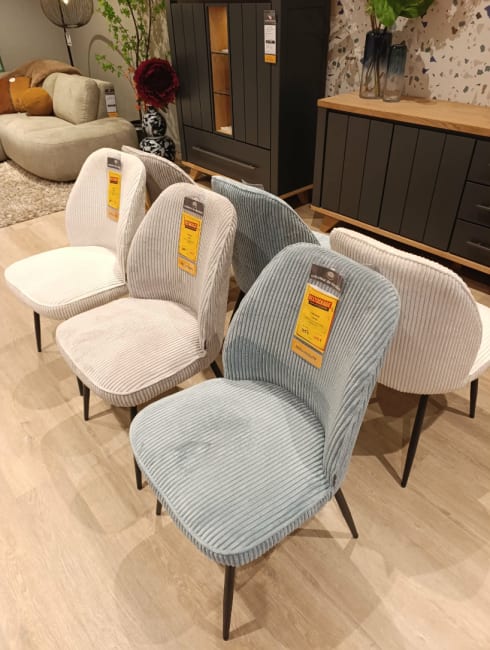 LOT DE 6 CHAISES