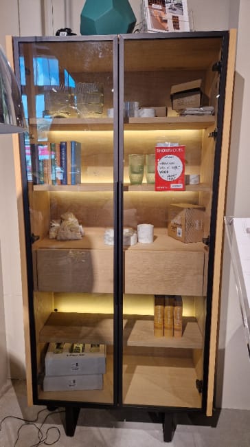 Vitrinekast 96 cm