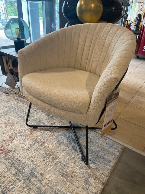 Fauteuil PIÉTEMENT METAL CROISE