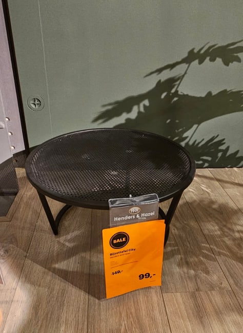 City bijzettafel