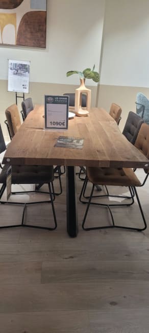 Table effet tronc d'arbre