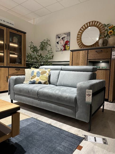 CANAPÉ 2 PLACES FIXE