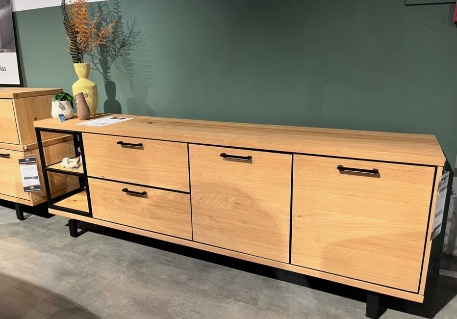 BUFFET 2-portes + 2-tiroirs + 2-niches (+ LED)