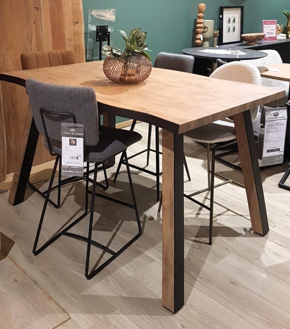 Table de bar 150 x 100 cm (hauteur: 92 cm)