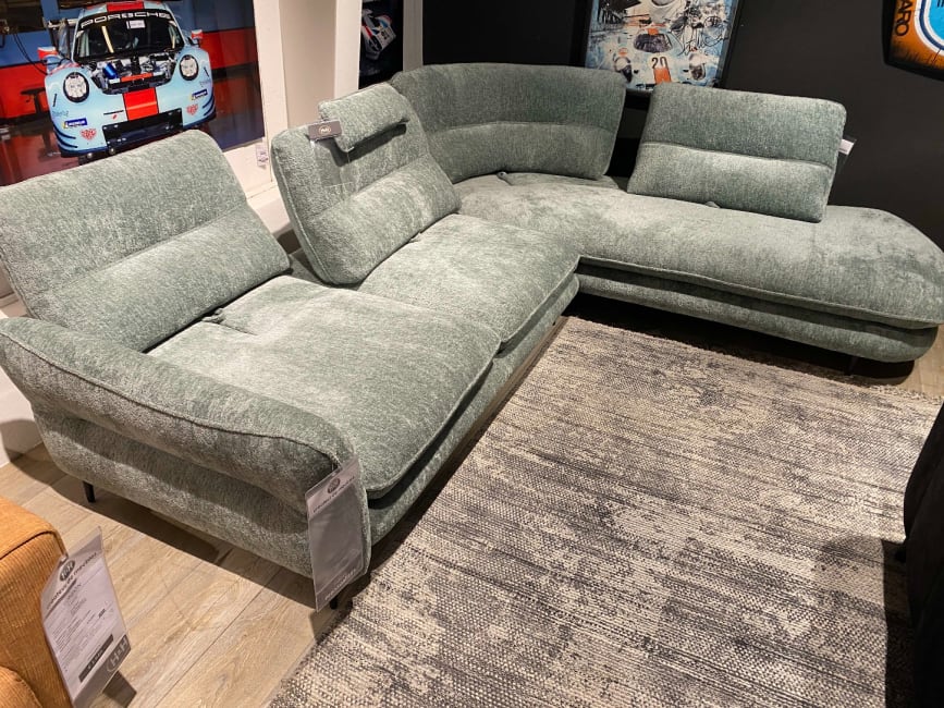 canapé 3 pl + ottomane droite