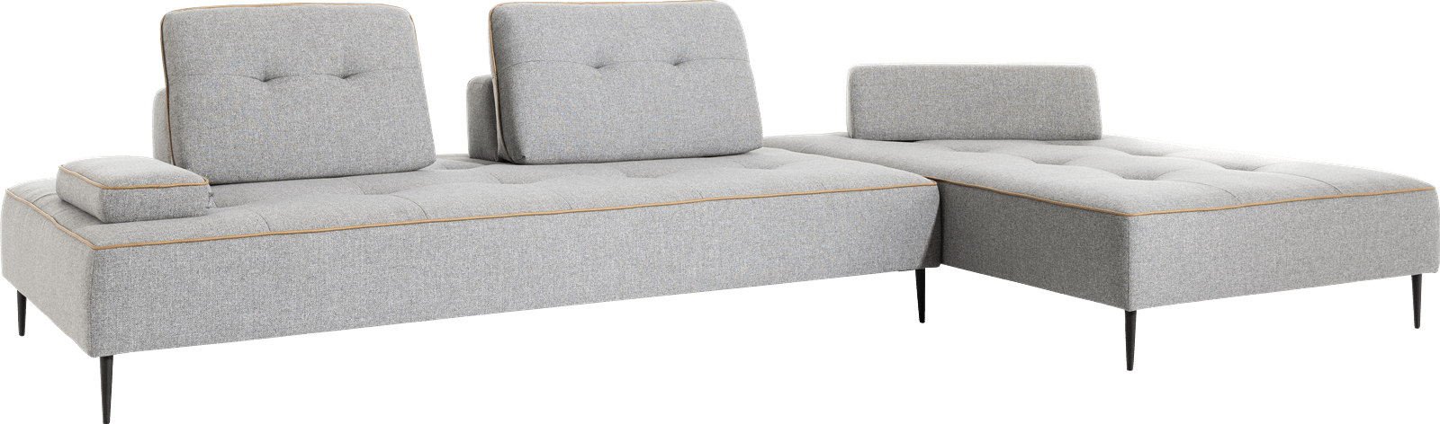 XOOON - Saint Tropez - Minimalistisches Design - Sofas - 4-Sitzer Element 240 cm.